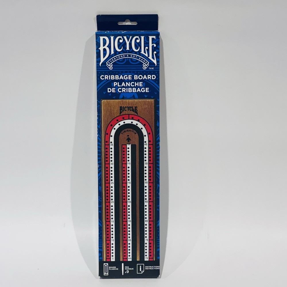 Bicycle 2019 Cribbage Board Game‎ Complete IOB